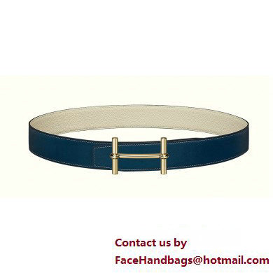 Hermes H d'Ancre belt buckle & Reversible leather strap 38 mm 02 2023